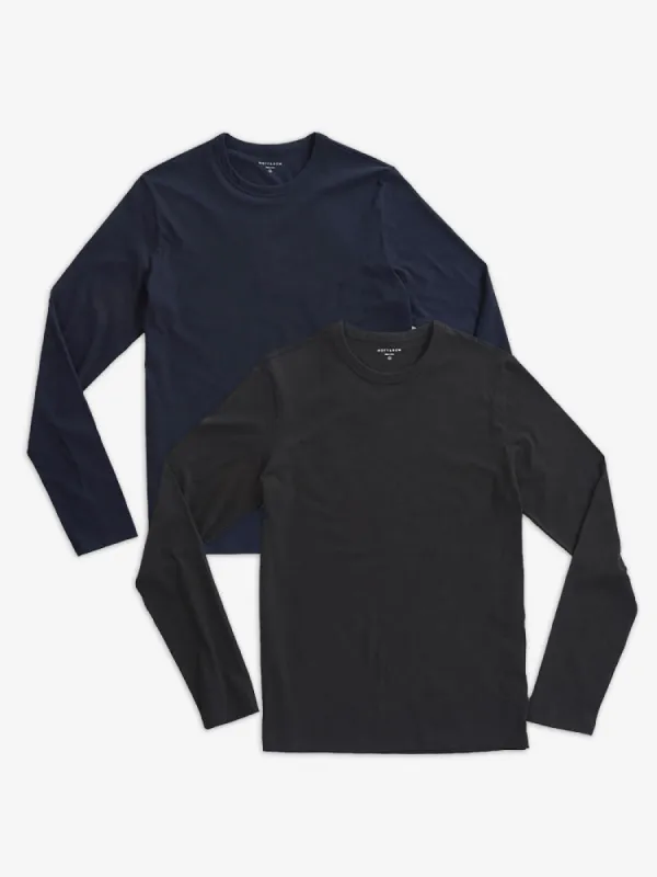 Long Sleeve Crew Tee Driggs 2-Pack sold by Mott & Bow