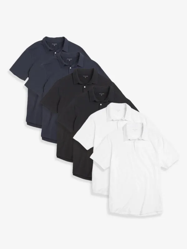Jersey Sueded Polo 6-Pack sold by Mott & Bow