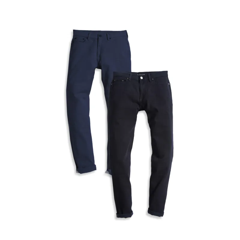 Slim Mercer Jeans 2-Pack sold by Mott & Bow