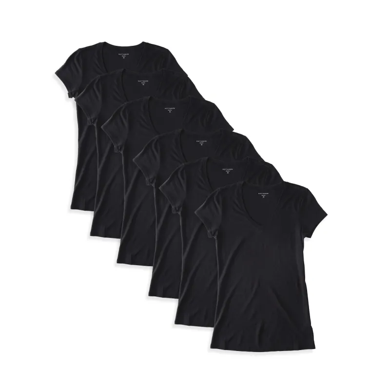 Fitted V-Neck Marcy 6-Pack sold by Mott & Bow