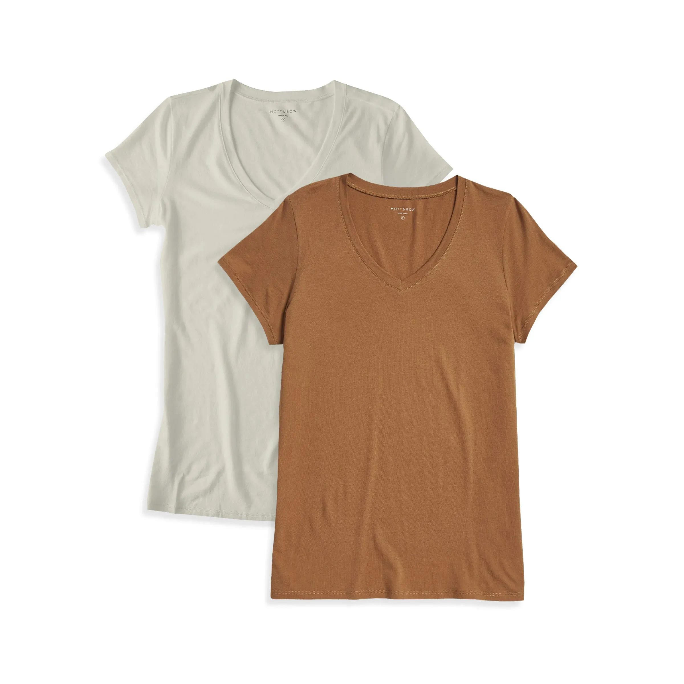 Fitted V-Neck Marcy 2-Pack sold by Mott & Bow
