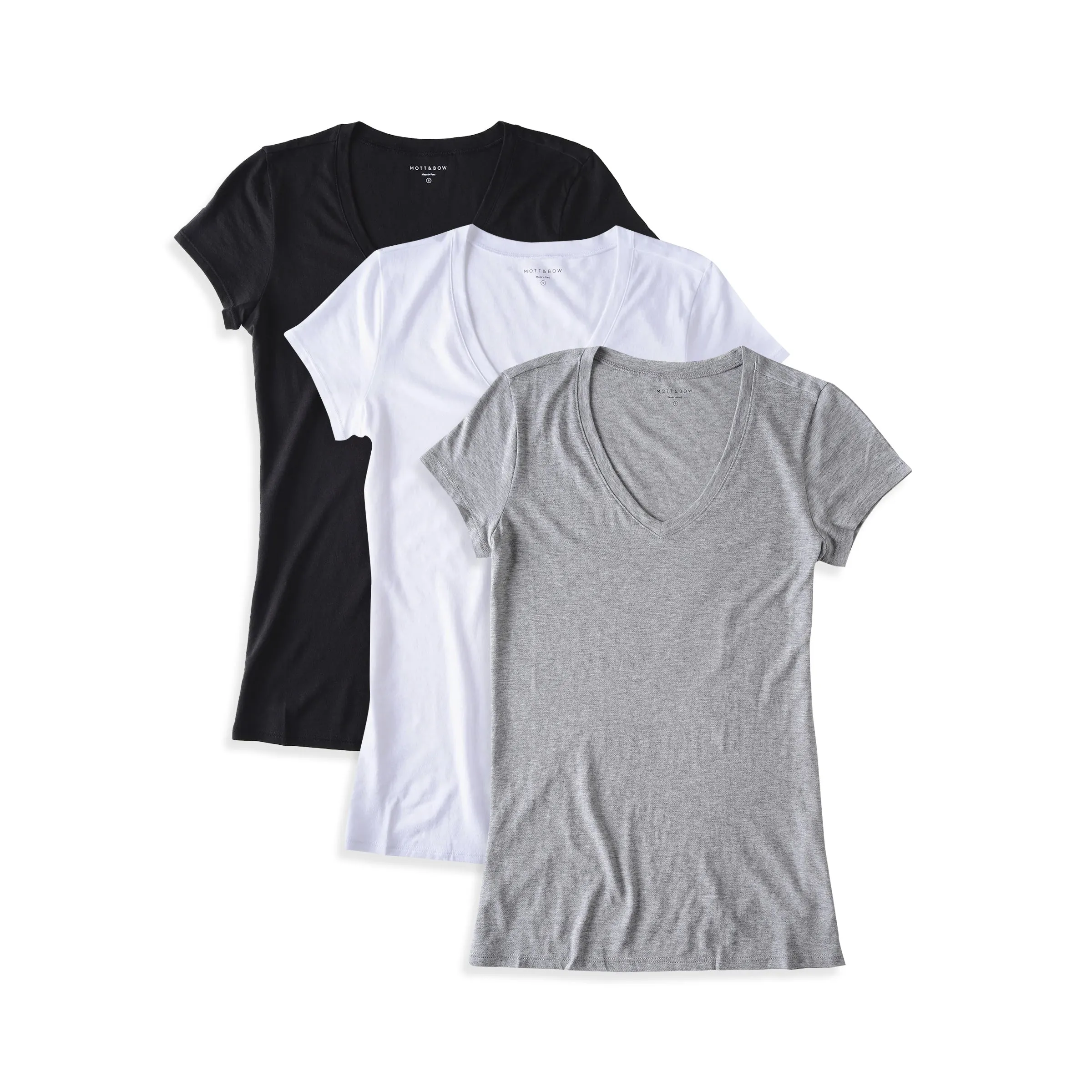 Fitted V-Neck Marcy 3-Pack sold by Mott & Bow