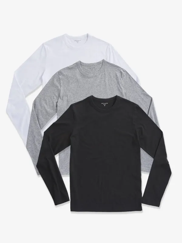Long Sleeve Crew Tee Driggs 3-Pack sold by Mott & Bow