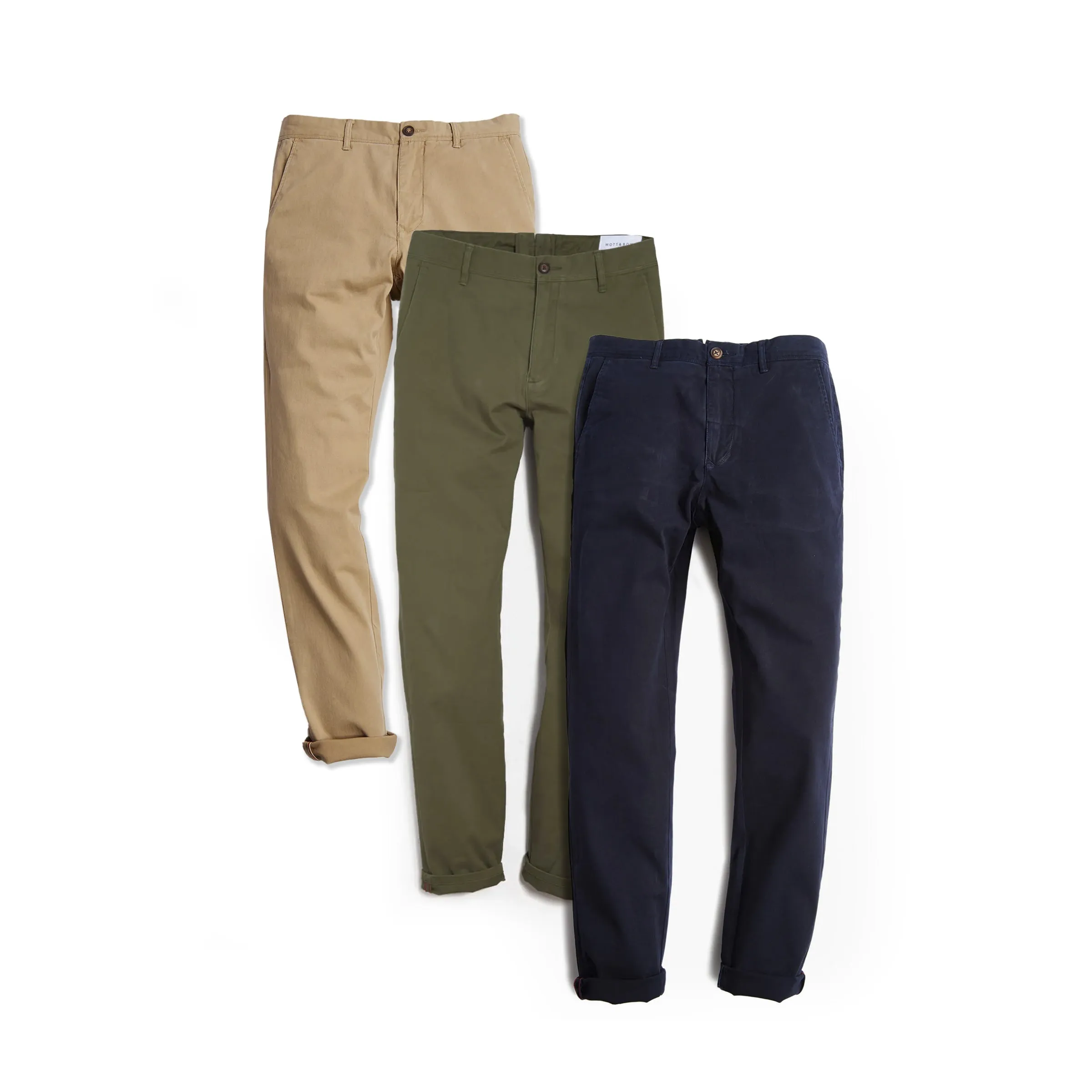 Twill Chino Charles 3-Pack sold by Mott & Bow