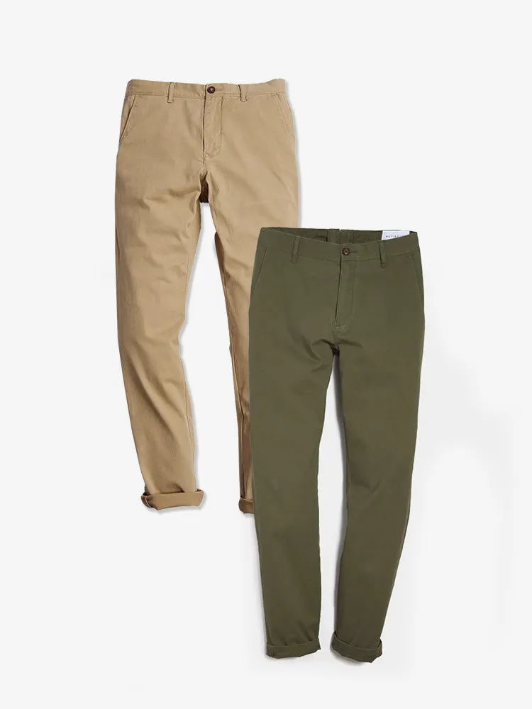 Twill Chino Charles 2-Pack sold by Mott & Bow
