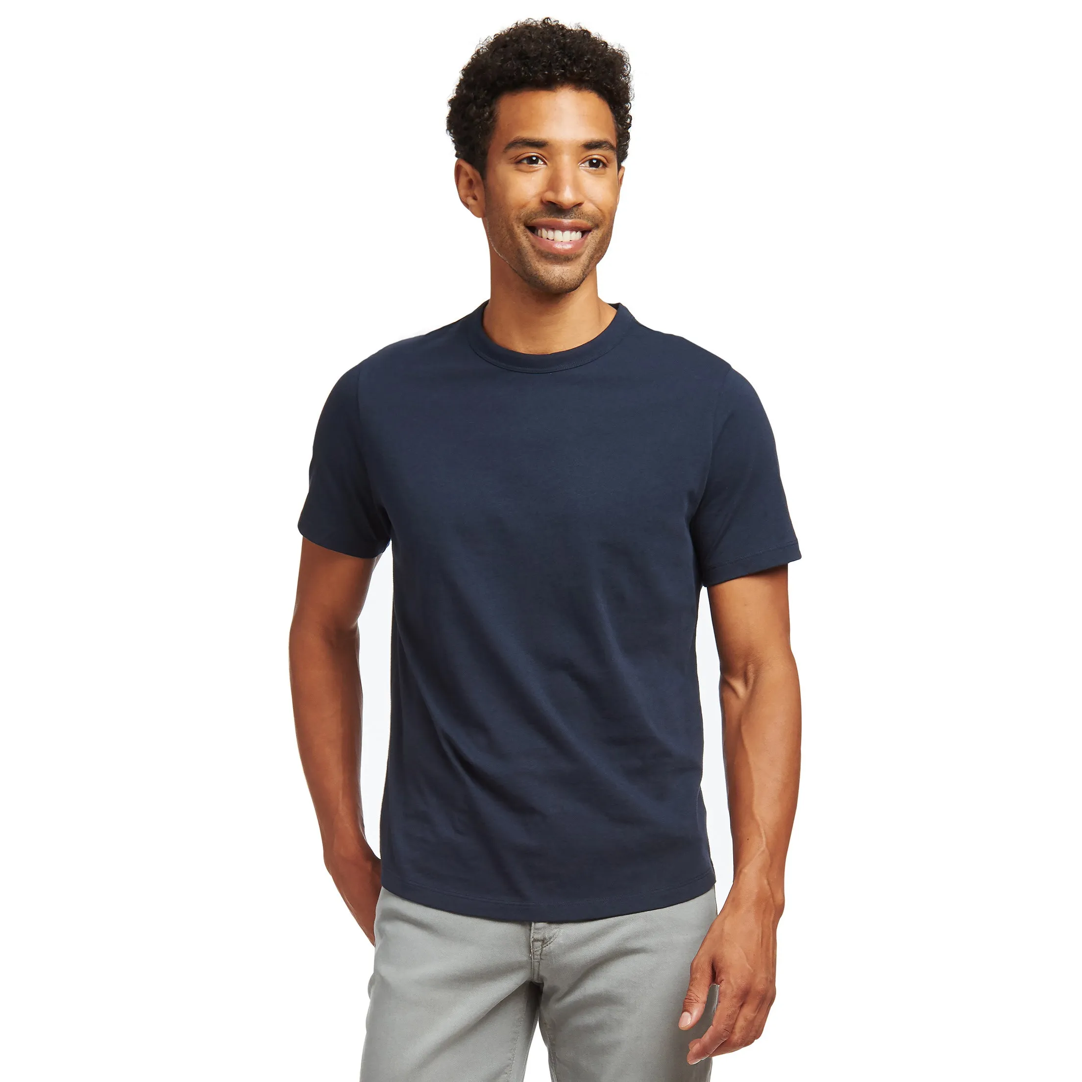 Curved Hem Driggs Tee sold by Mott & Bow product image thumbnail 3