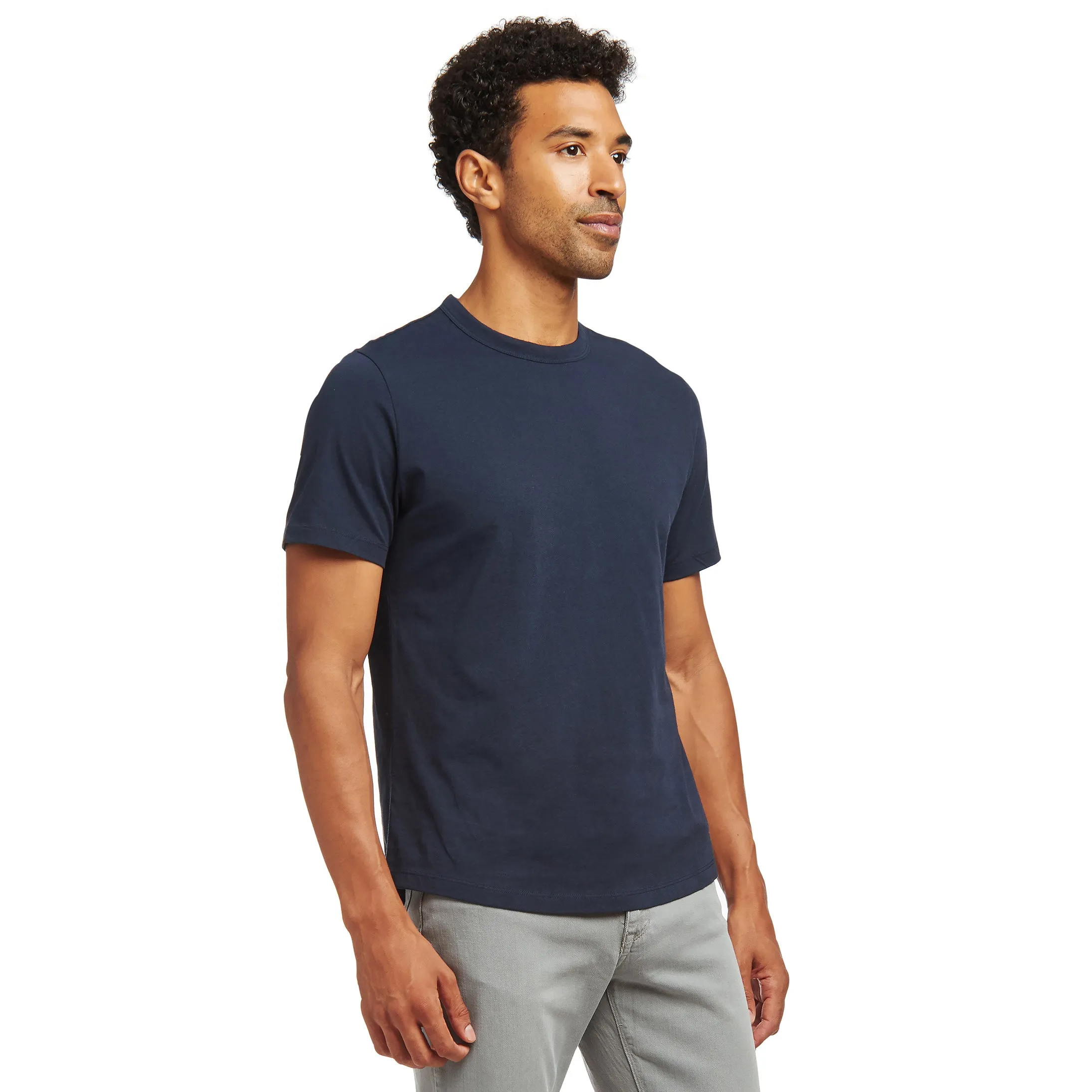 Curved Hem Driggs Tee sold by Mott & Bow product image thumbnail 4