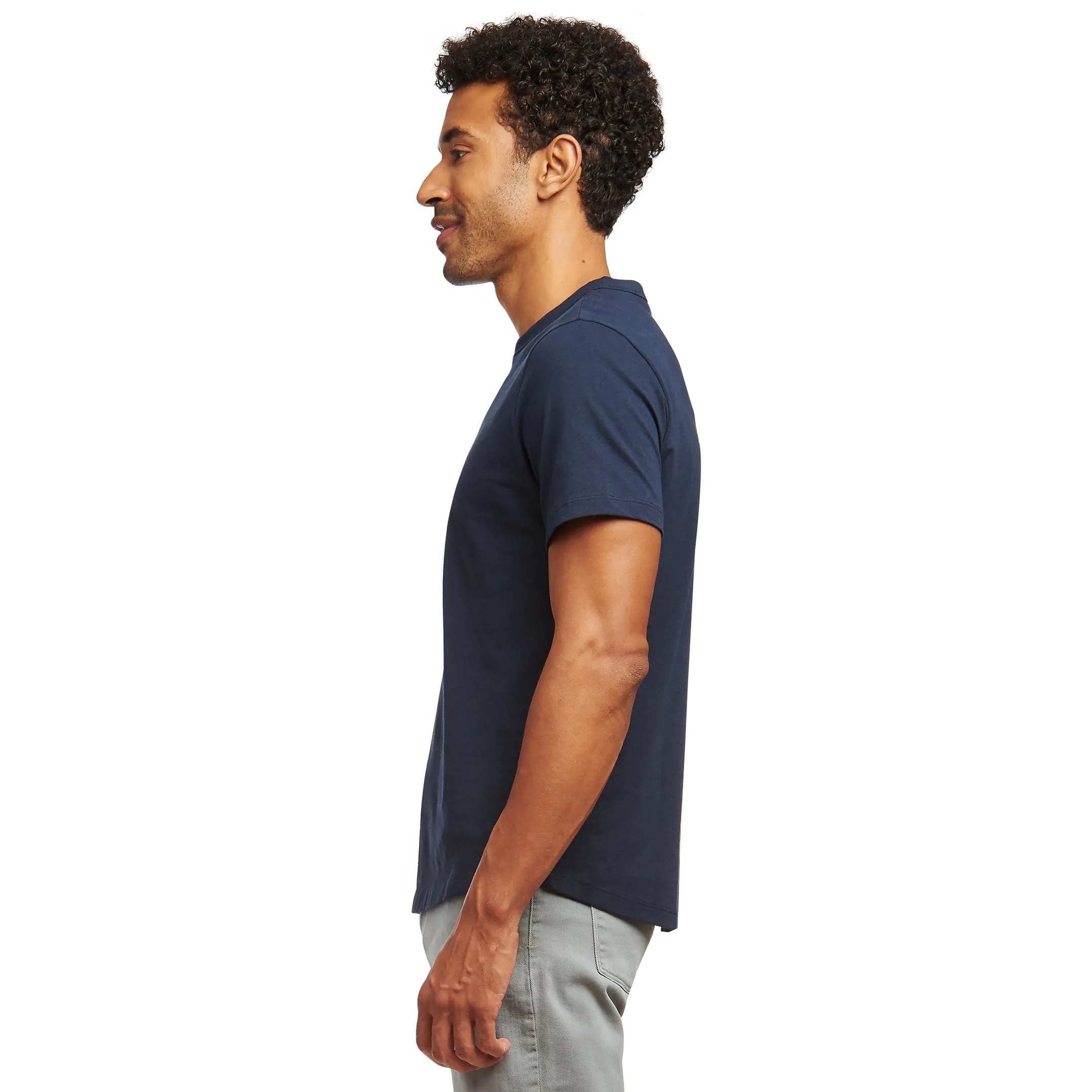 Curved Hem Driggs Tee sold by Mott & Bow product image thumbnail 5