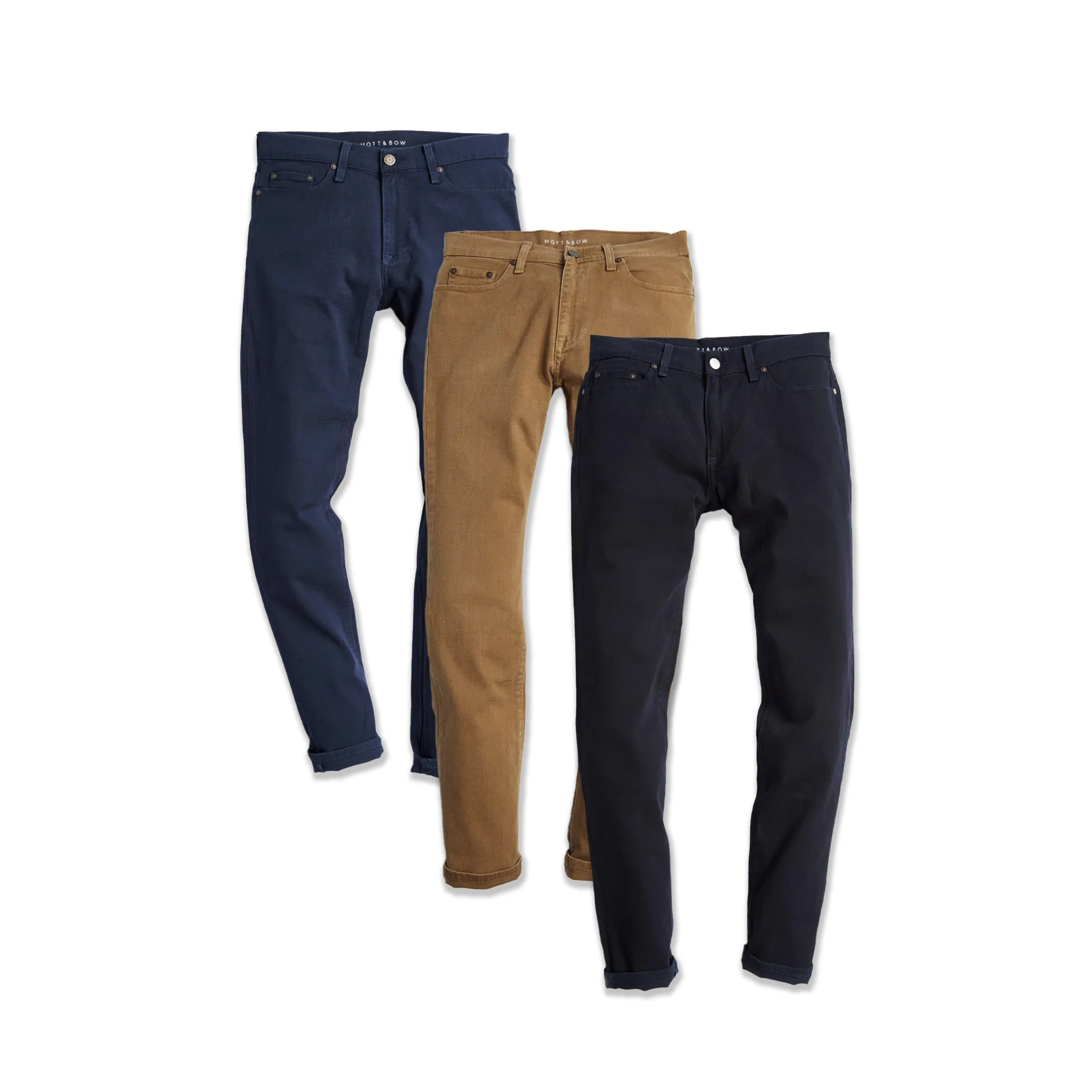 Straight Mercer Jeans 3-Pack sold by Mott & Bow