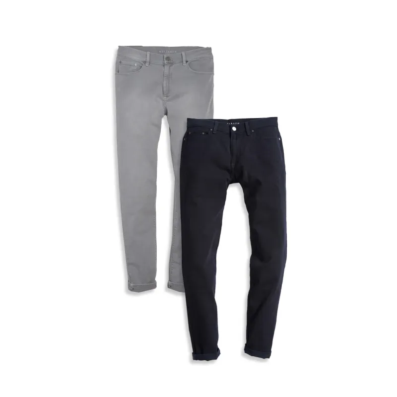 Straight Mercer Jeans 2-Pack sold by Mott & Bow