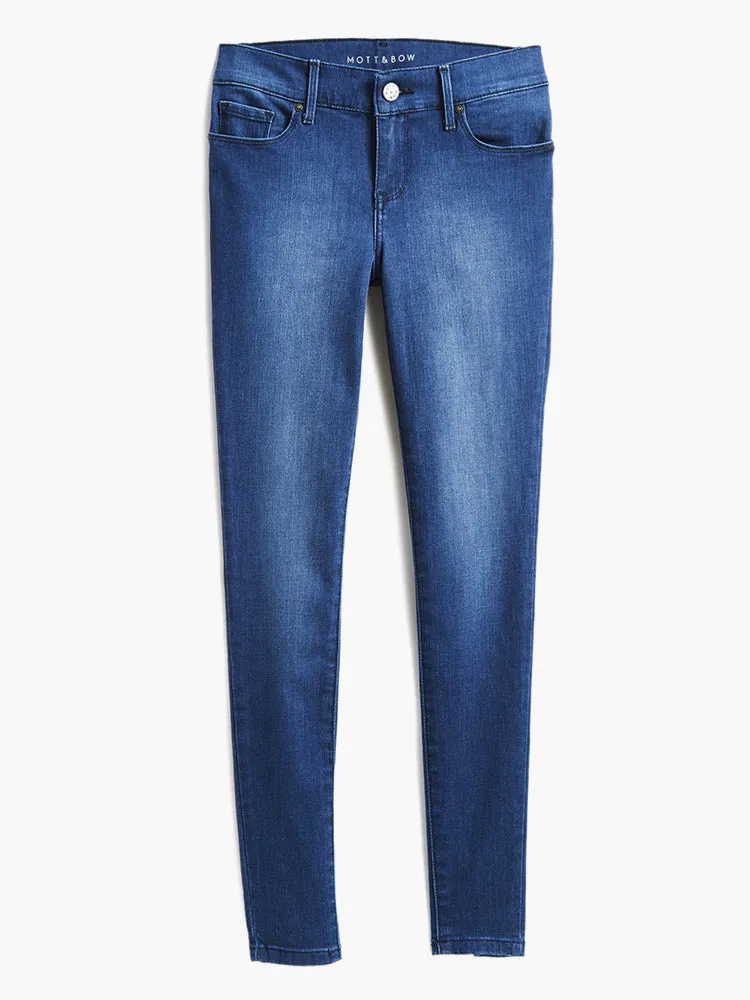 High Rise Skinny Carmine Jeans sold by Mott & Bow product image thumbnail 2