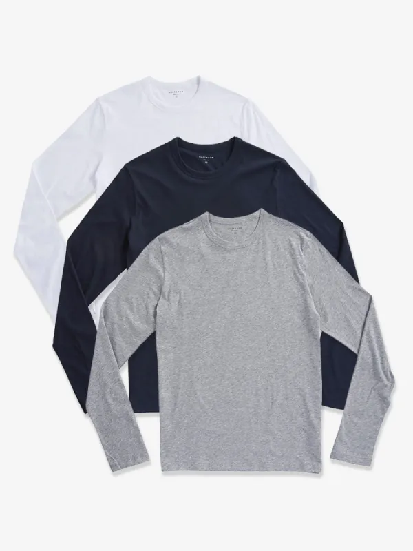 Long Sleeve Crew Tee Driggs 3-Pack sold by Mott & Bow