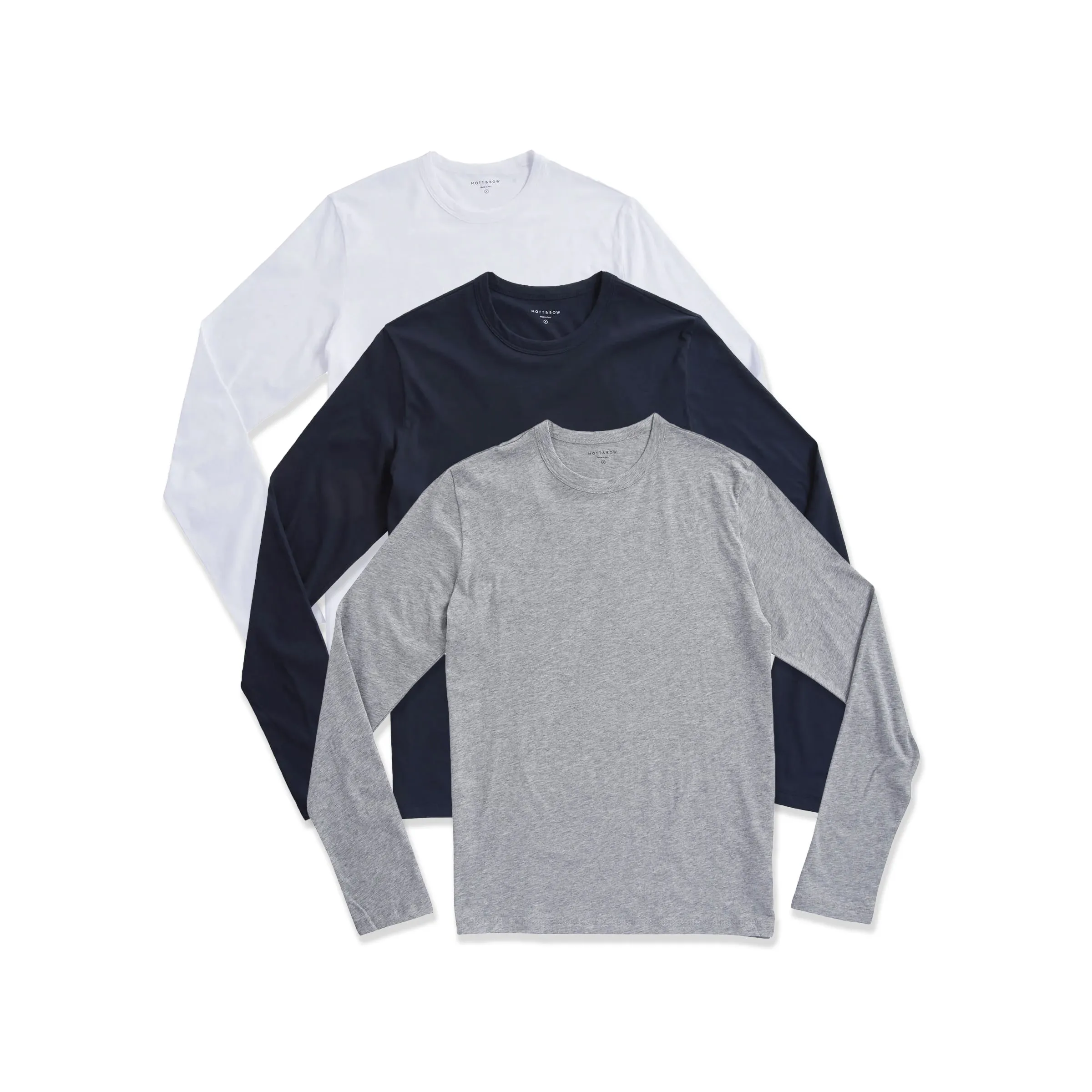 Long Sleeve Crew Tee Driggs 3-Pack sold by Mott & Bow product image thumbnail 3