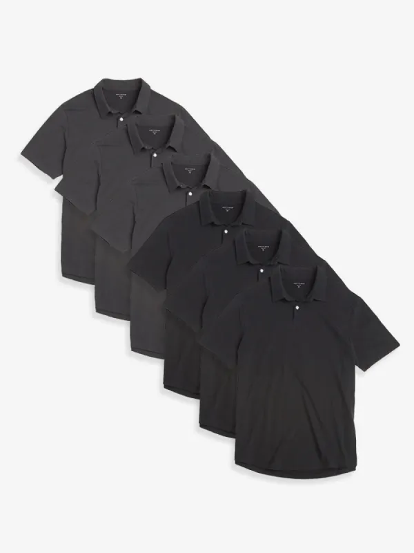 Jersey Sueded Polo 6-Pack sold by Mott & Bow