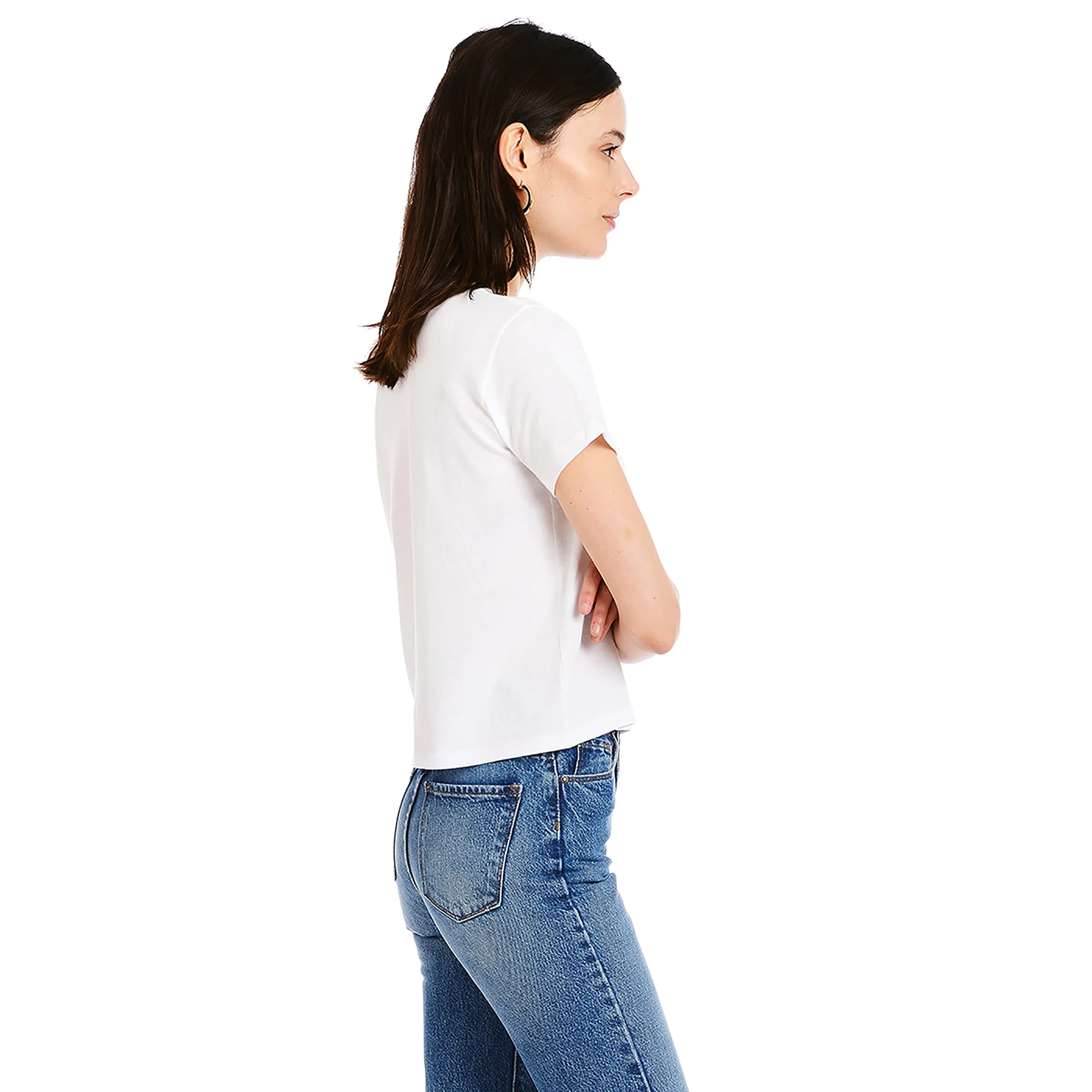 Everyday Cotton Crew Tee sold by Mott & Bow product image thumbnail 5