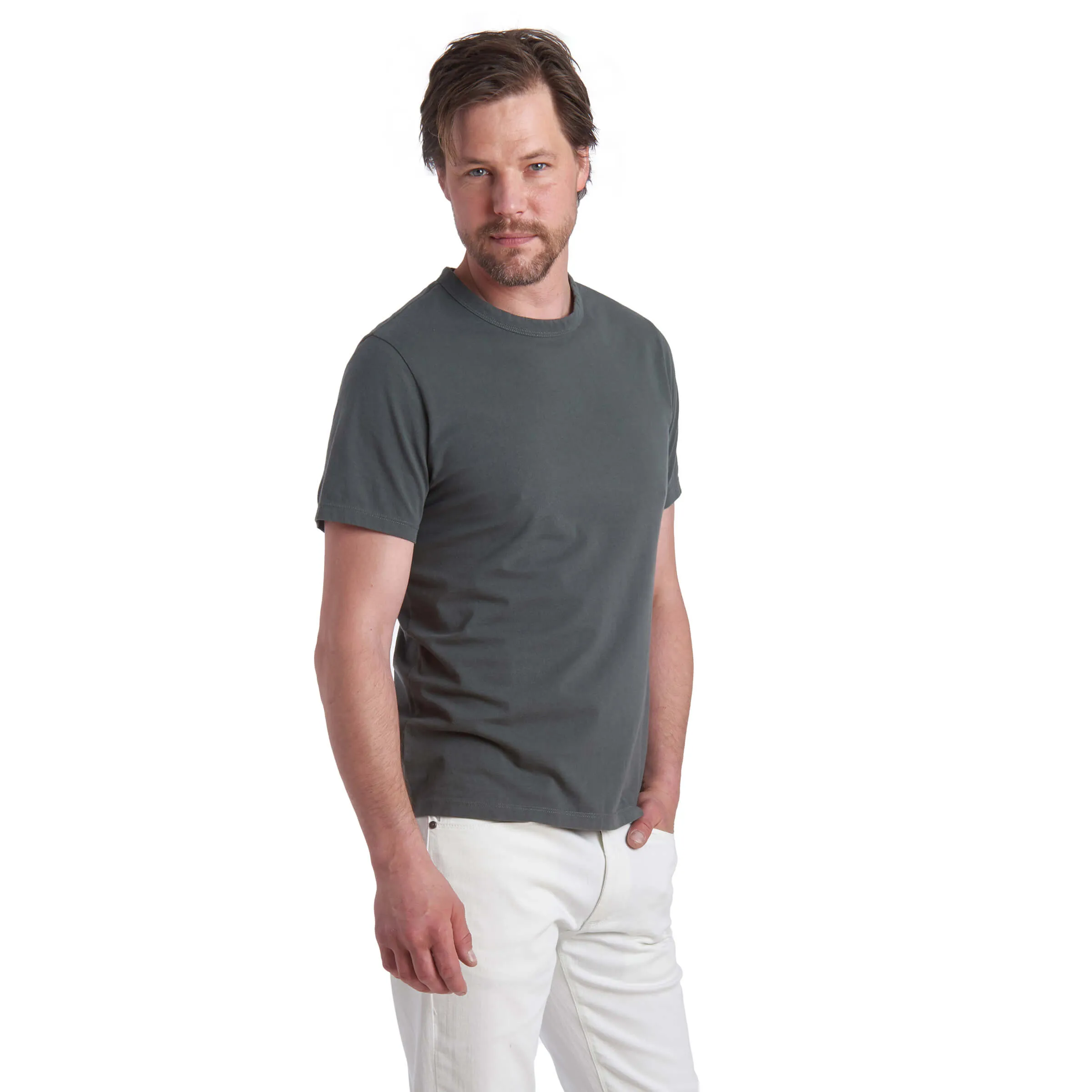 Classic Crew Driggs Tee sold by Mott & Bow product image thumbnail 4