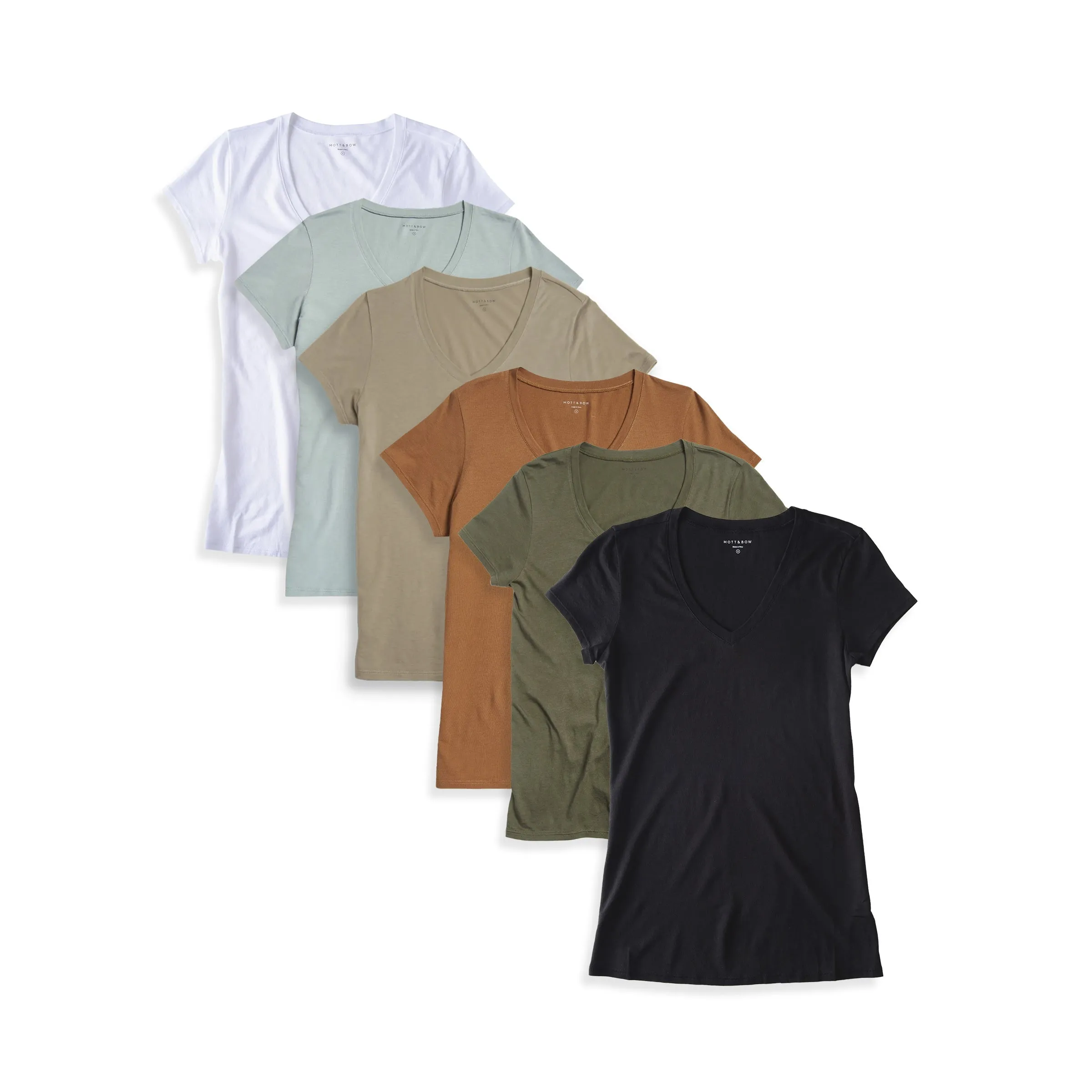 Fitted V-Neck Marcy 6-Pack sold by Mott & Bow