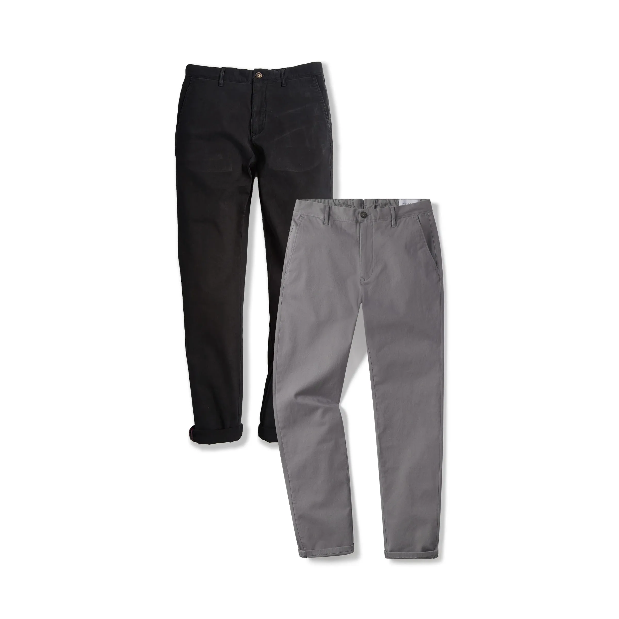 Everyday Comfort Chino Slim Pants 2-Pack sold by Mott & Bow