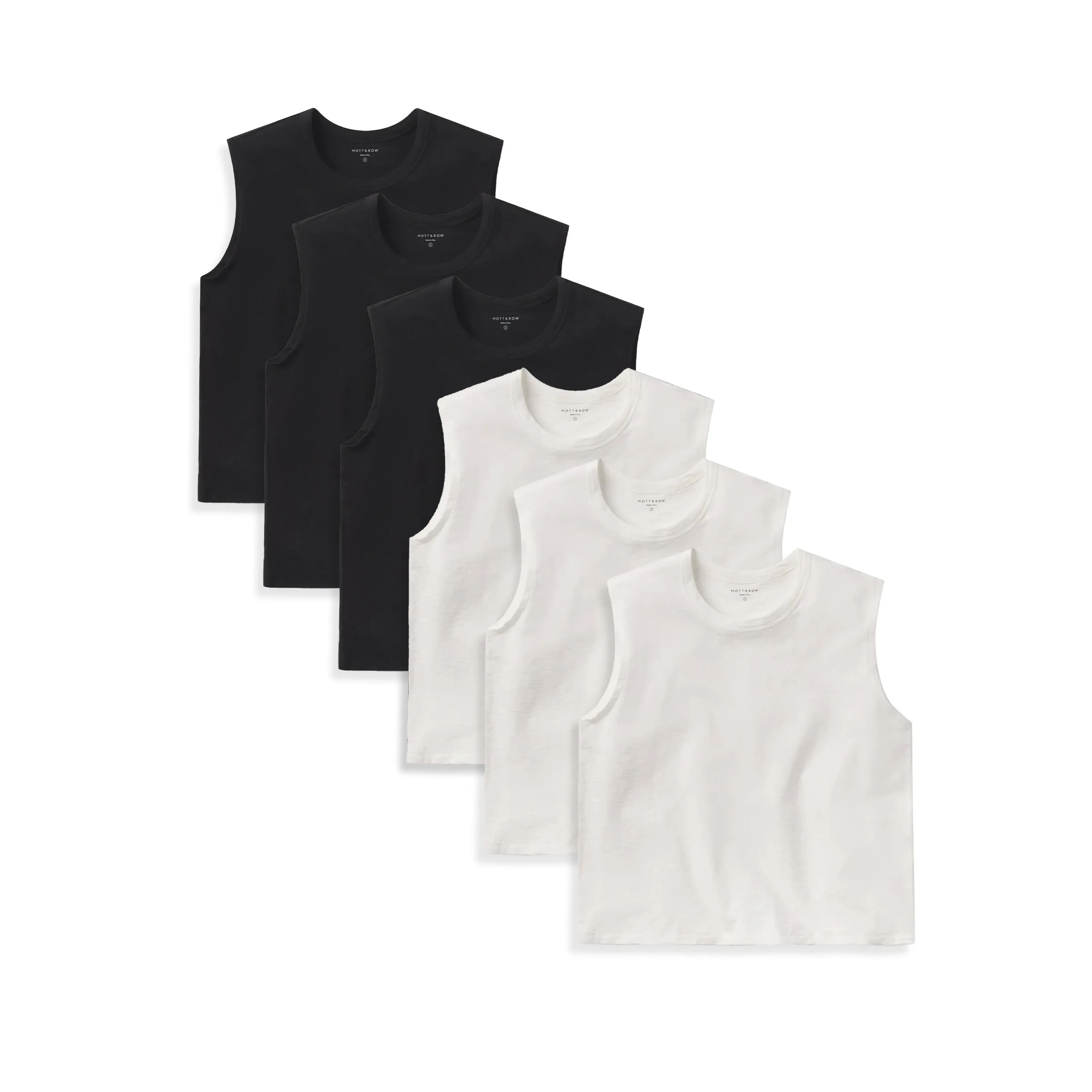 Relaxed Slub Tank 6-Pack sold by Mott & Bow product image thumbnail 3