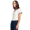 Fitted V-Neck Marcy Tee sold by Mott & Bow
