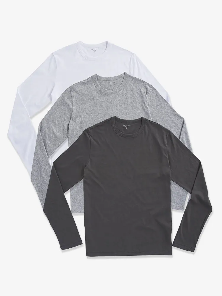 Long Sleeve Crew Tee Driggs 3-Pack sold by Mott & Bow