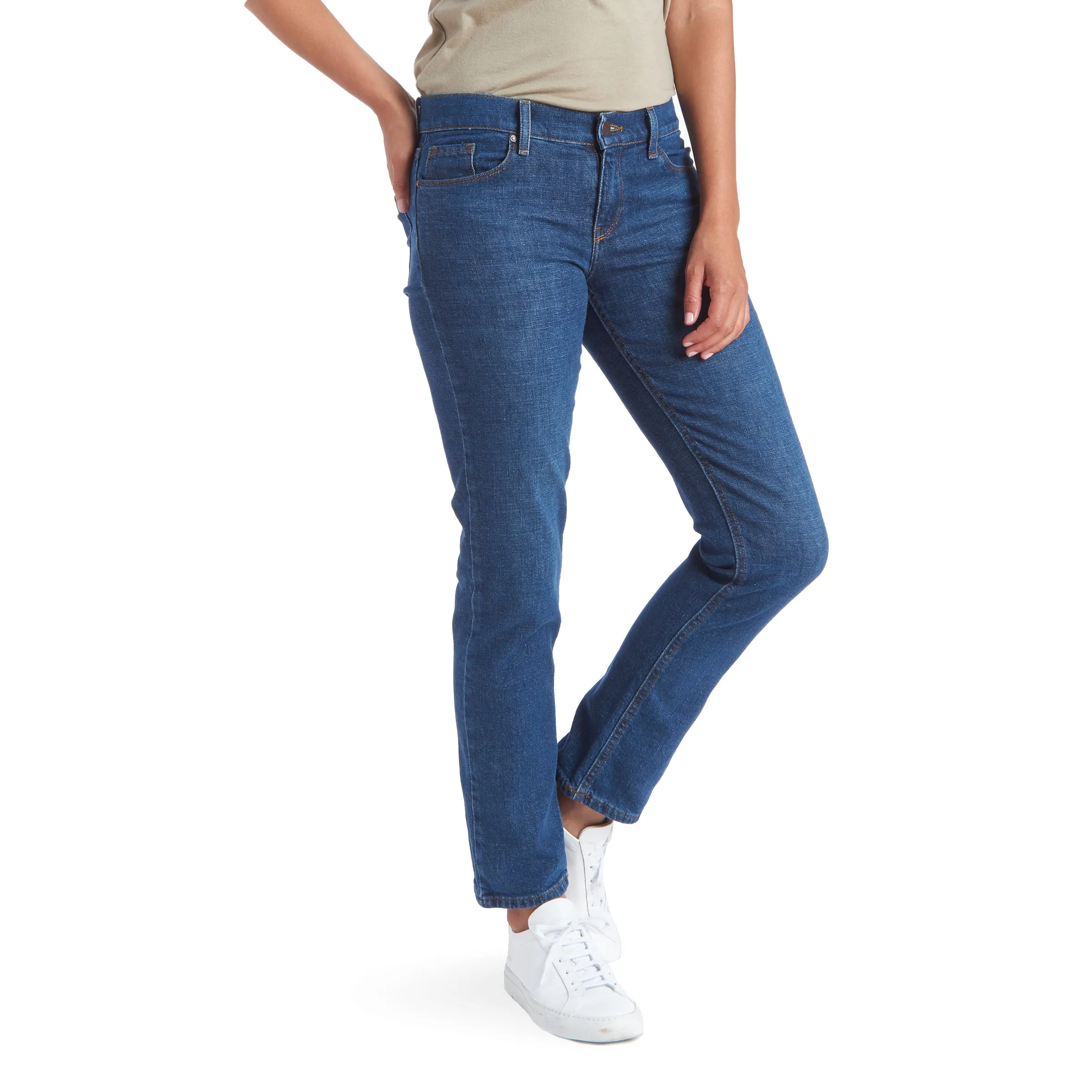 Mid Rise Slim Straight Charlton Jeans sold by Mott & Bow product image thumbnail 3