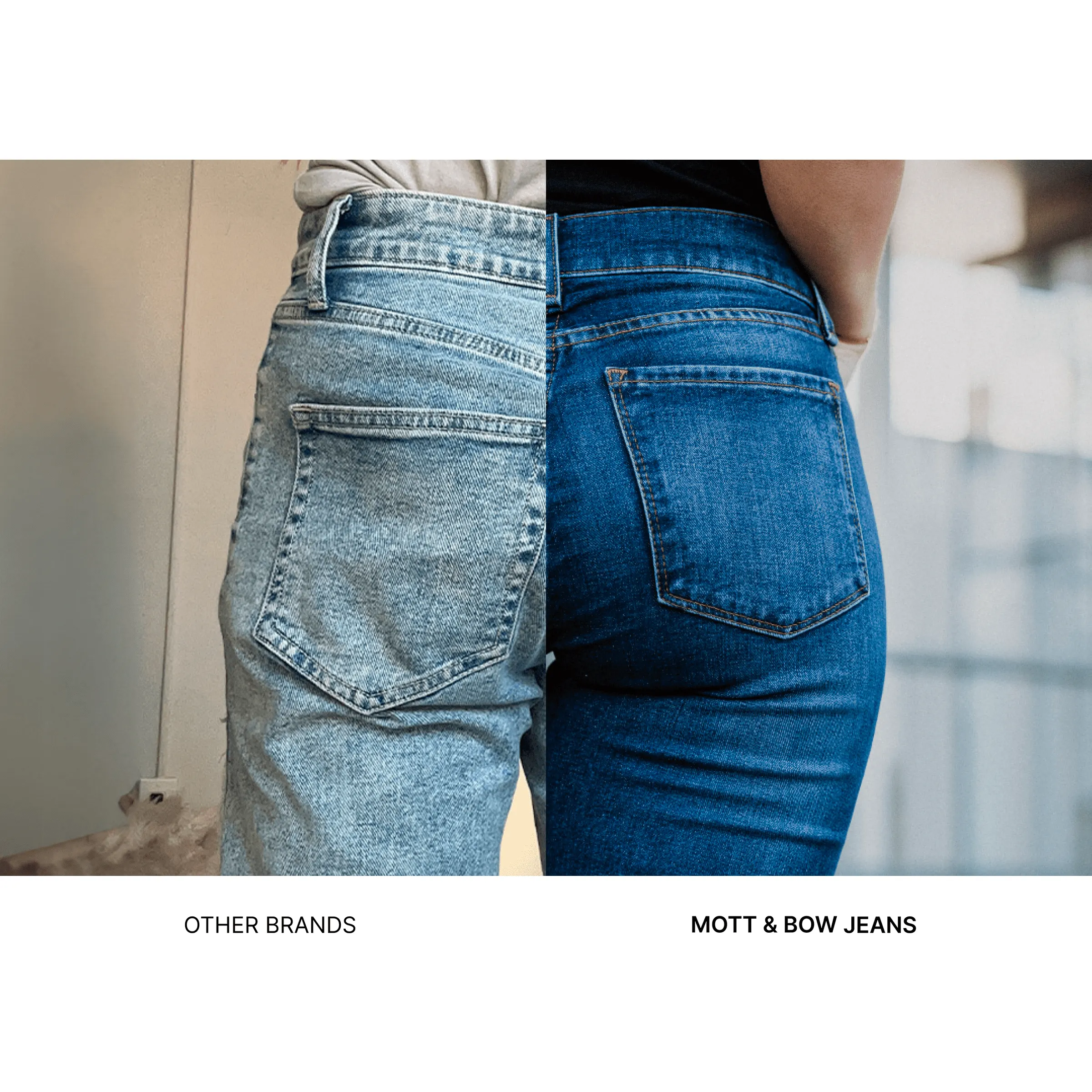 Mid Rise Slim Straight Ridge Jeans sold by Mott & Bow product image thumbnail 5