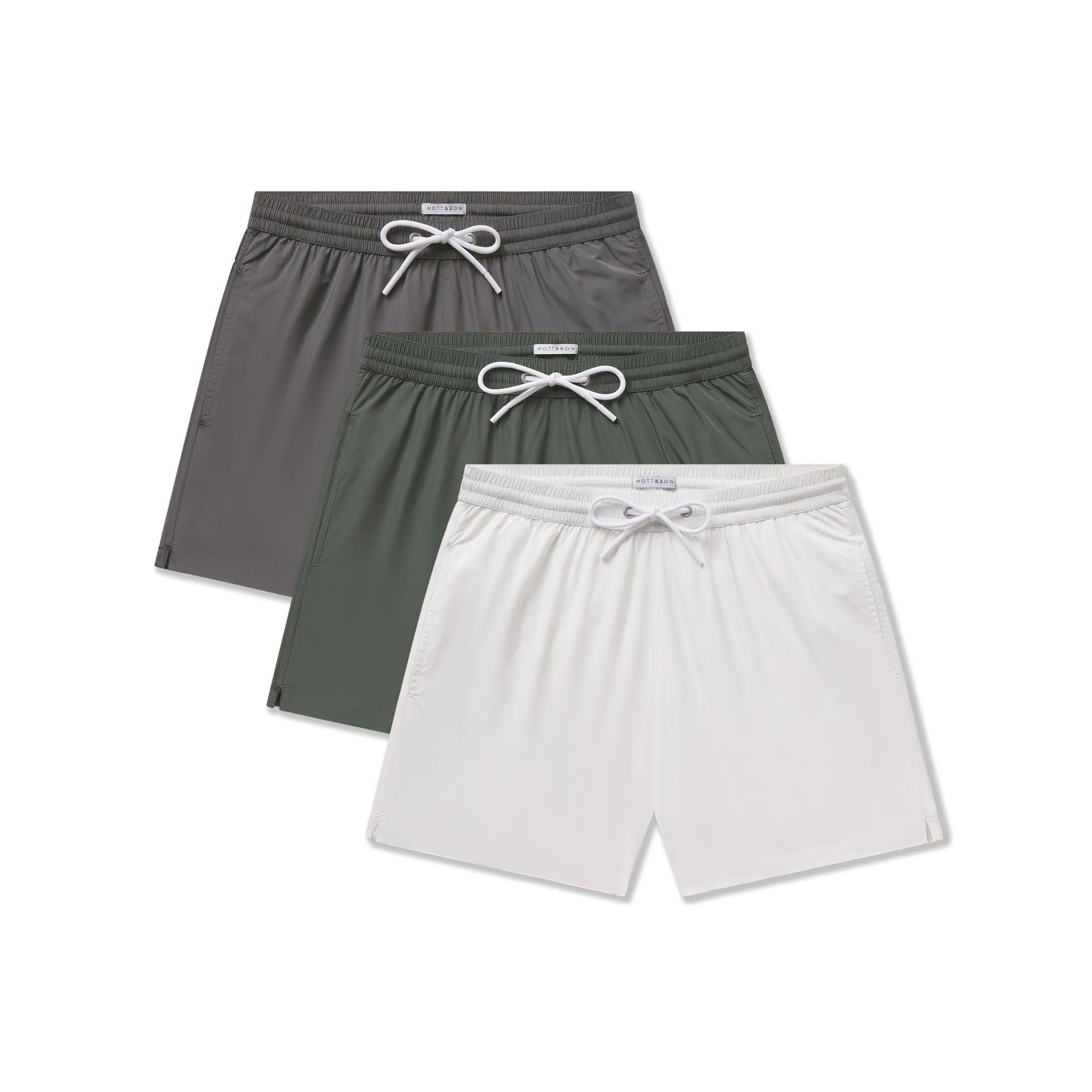 The Swim Trunk 3-Pack sold by Mott & Bow
