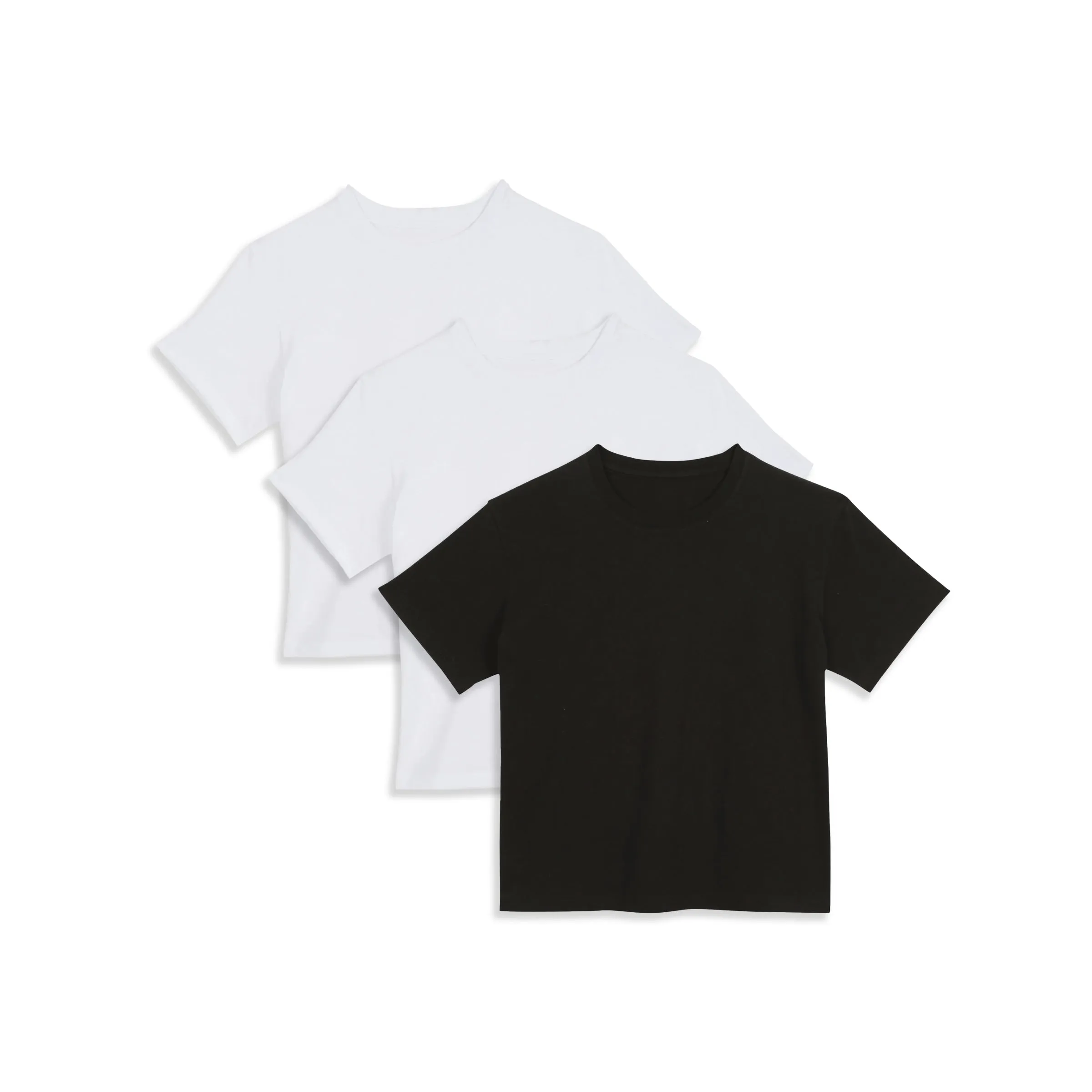 Cotton Boxy Crew Tee 3-Pack sold by Mott & Bow