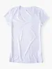Fitted V-Neck Marcy Tee sold by Mott & Bow