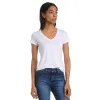 Fitted V-Neck Marcy Tee sold by Mott & Bow