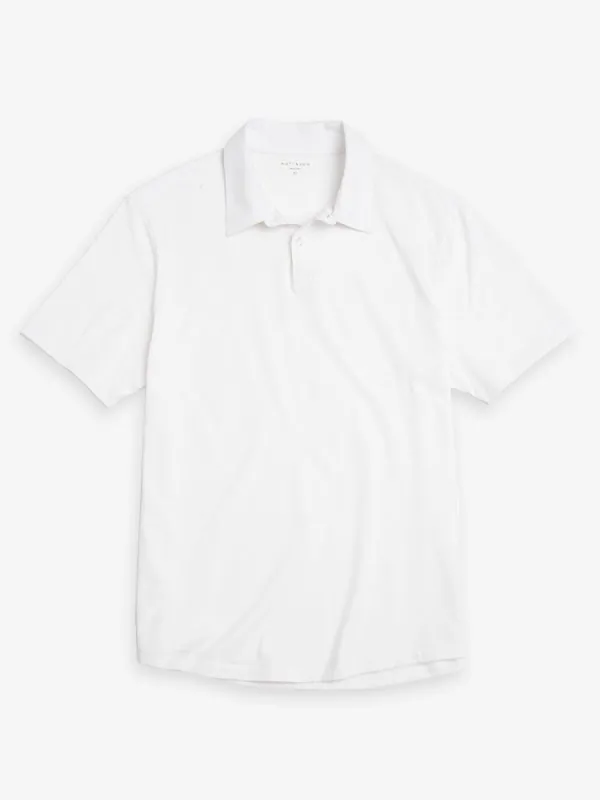 Jersey Sueded Polo sold by Mott & Bow