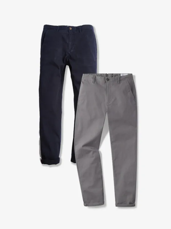 Twill Chino Charles 2-Pack sold by Mott & Bow