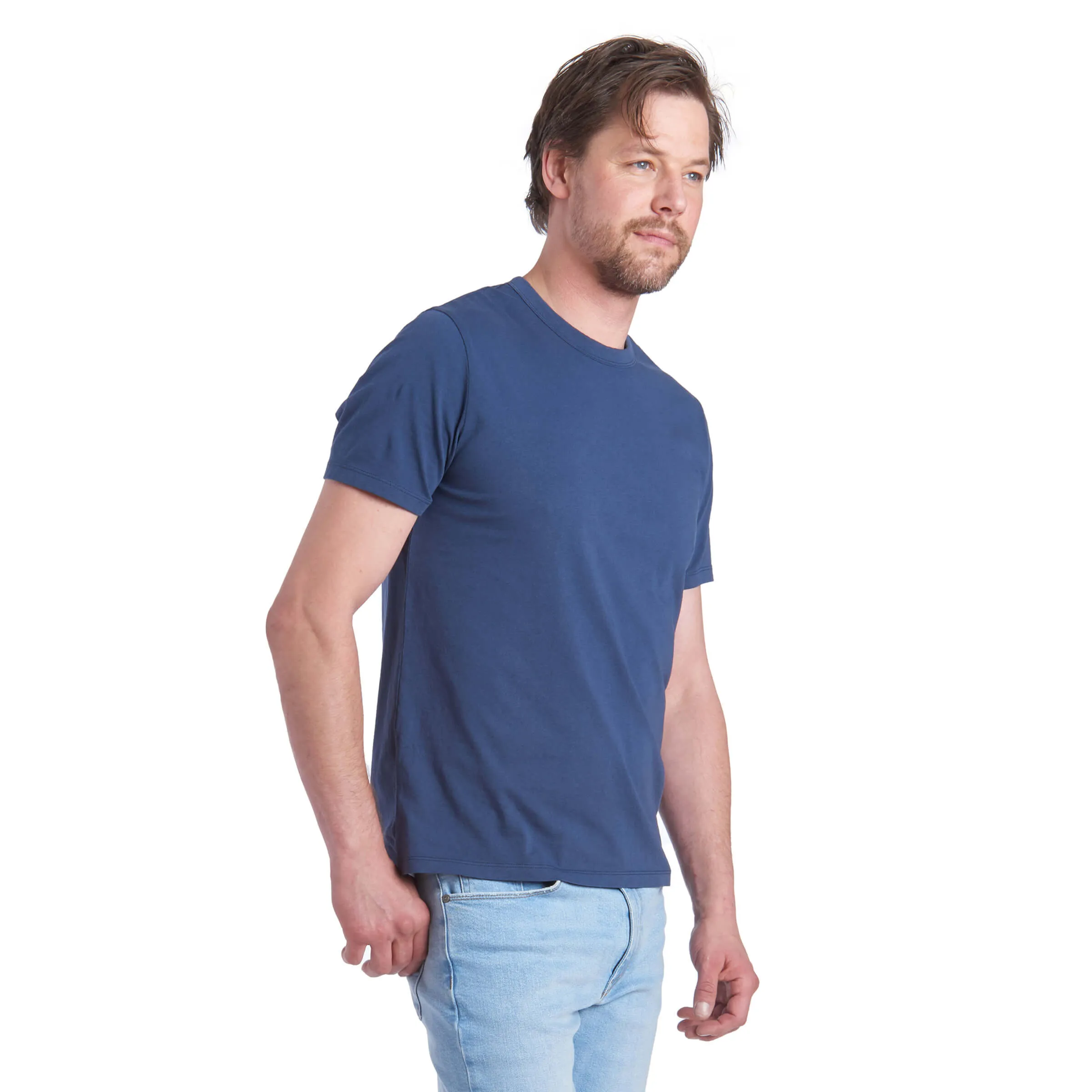 Classic Crew Driggs Tee sold by Mott & Bow product image thumbnail 4