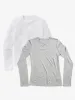 Long Sleeve Crew Tee Marcy 2-Pack sold by Mott & Bow