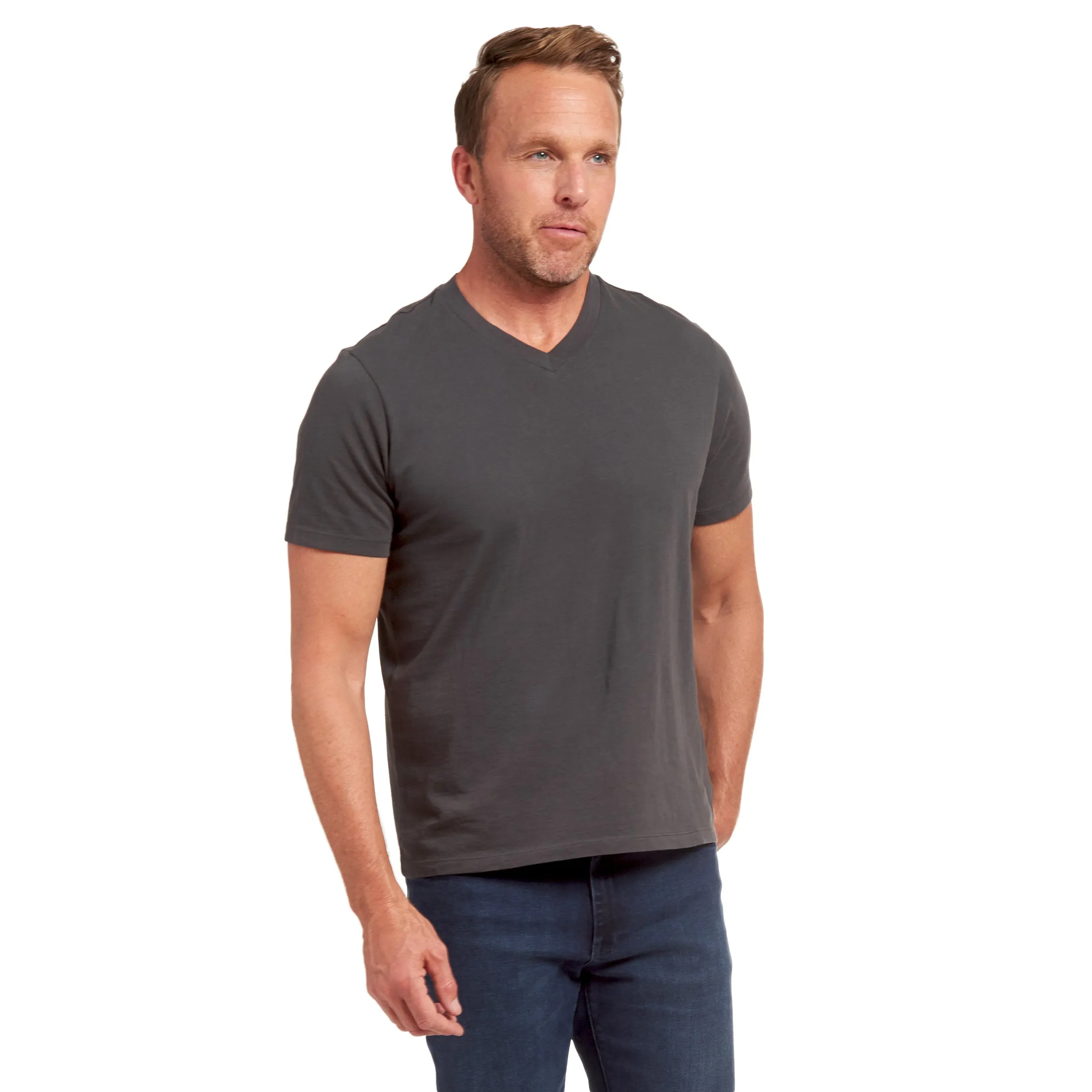 Classic V-Neck Driggs Tee sold by Mott & Bow product image thumbnail 3
