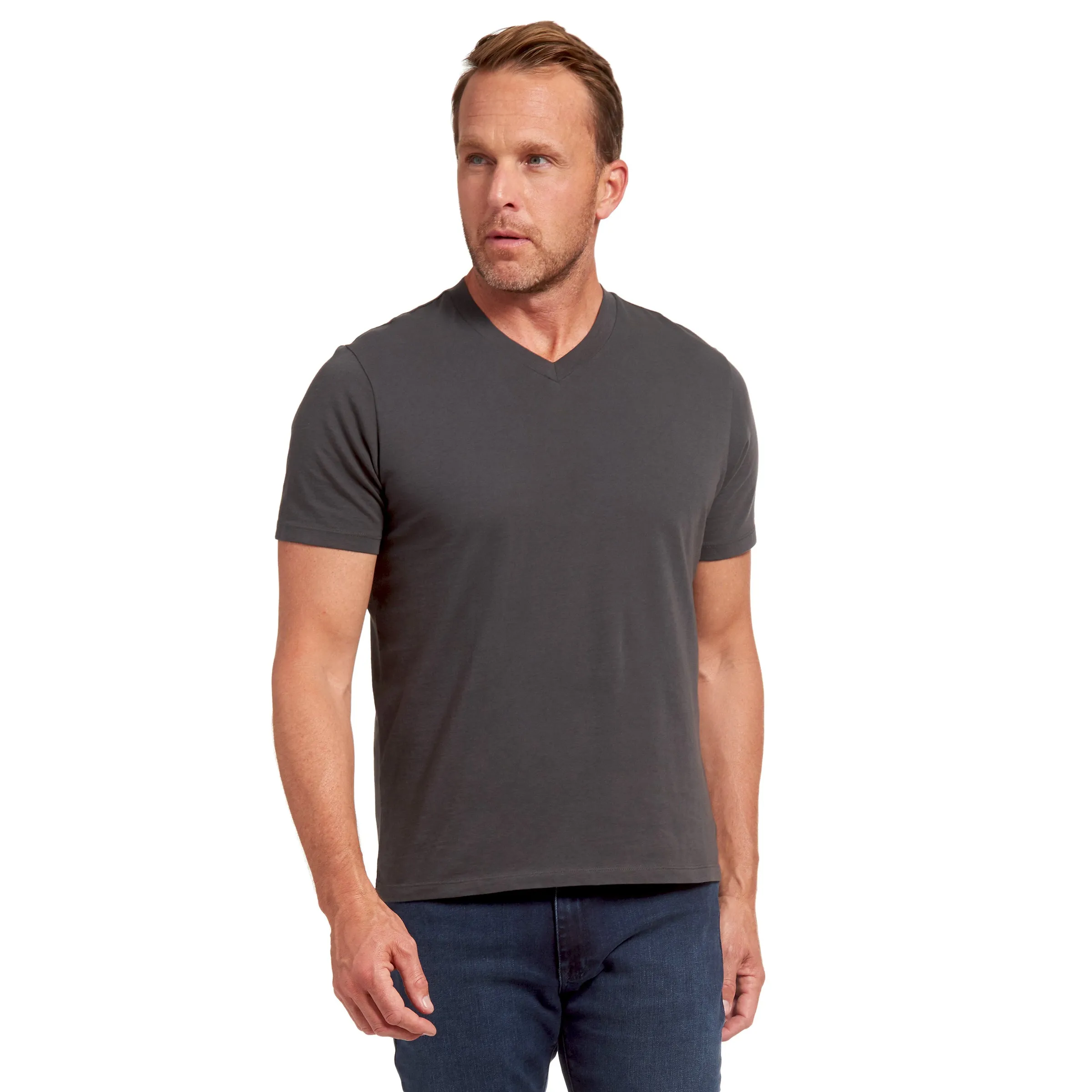 Classic V-Neck Driggs Tee sold by Mott & Bow product image thumbnail 4