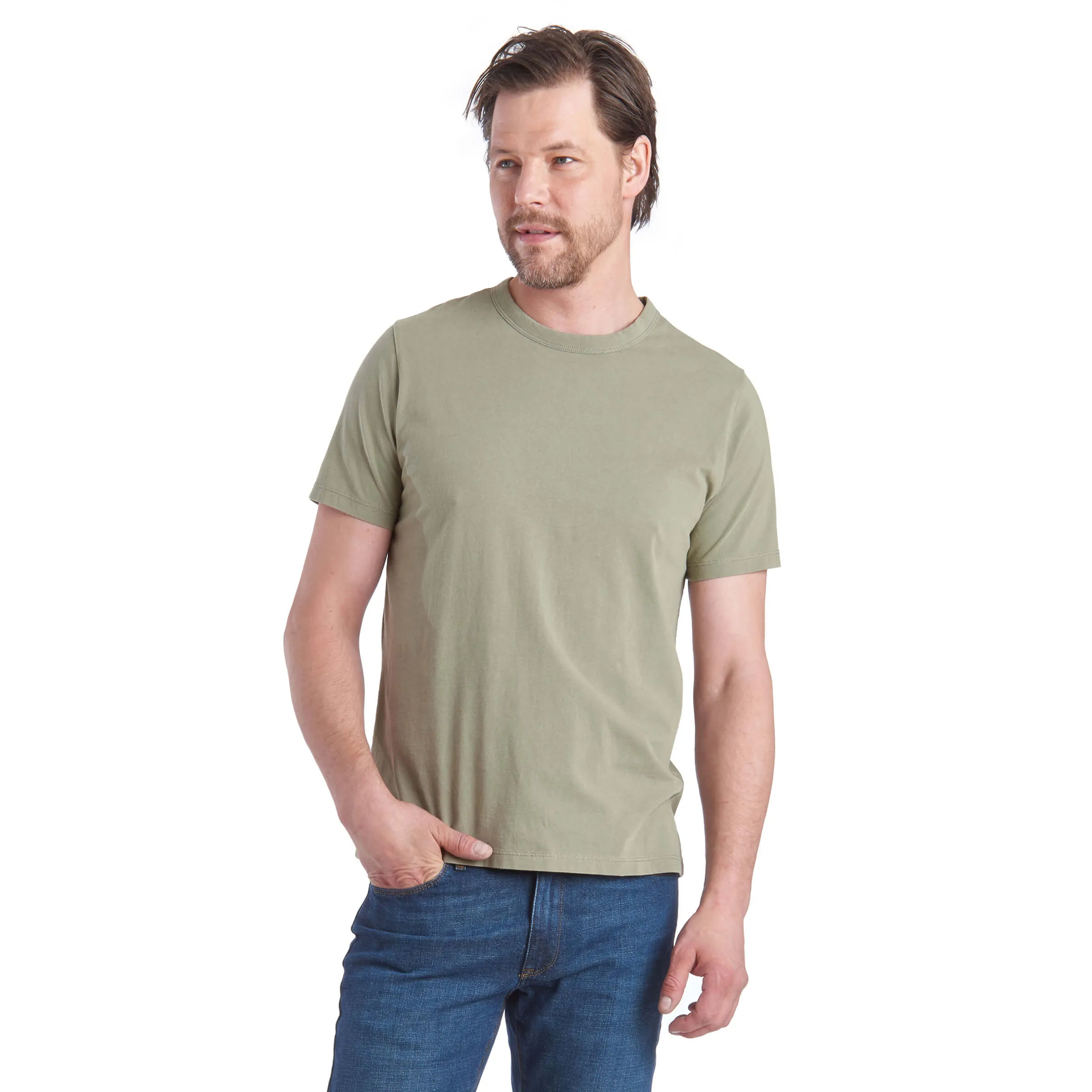 Classic Crew Driggs Tee sold by Mott & Bow product image thumbnail 4