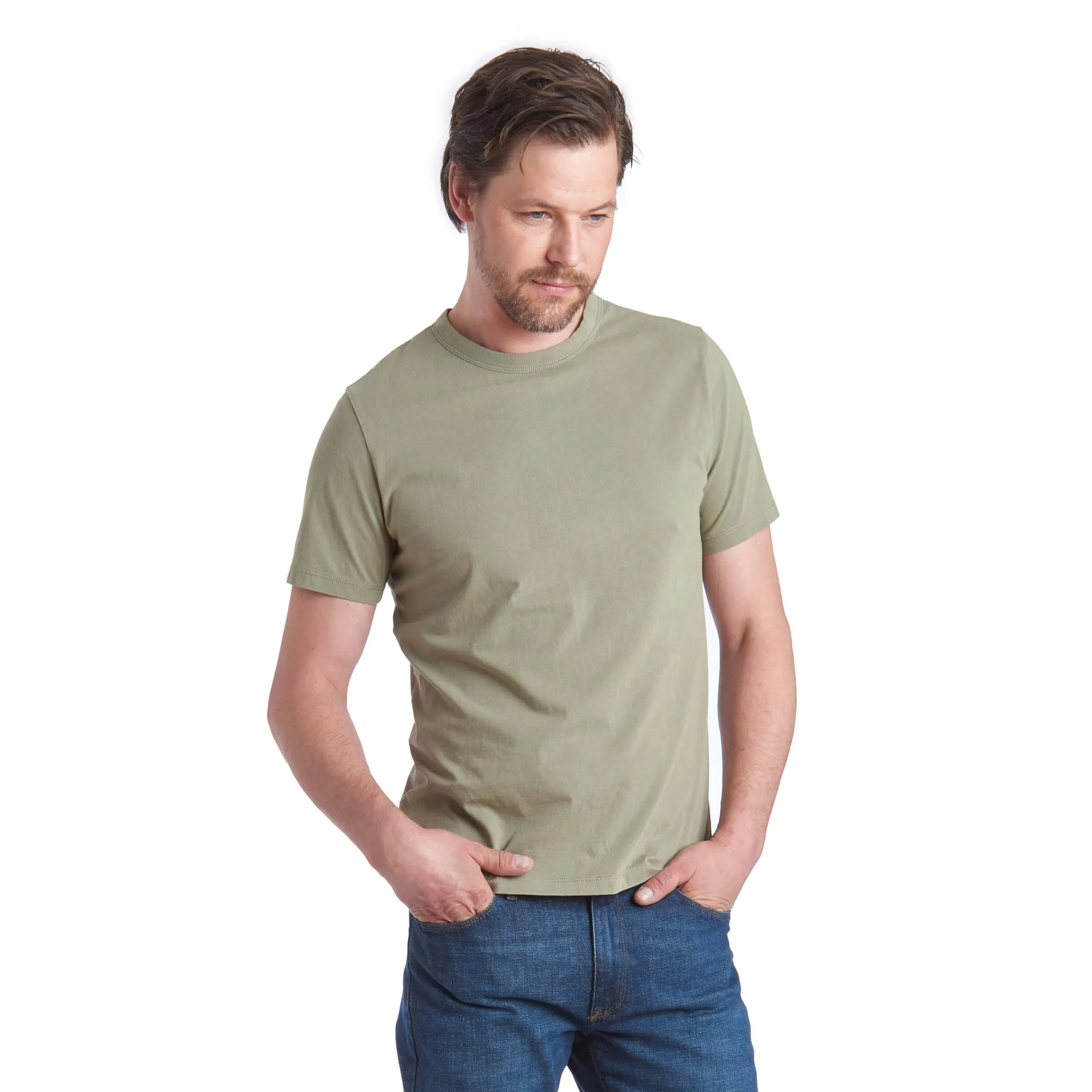 Classic Crew Driggs Tee sold by Mott & Bow product image thumbnail 3