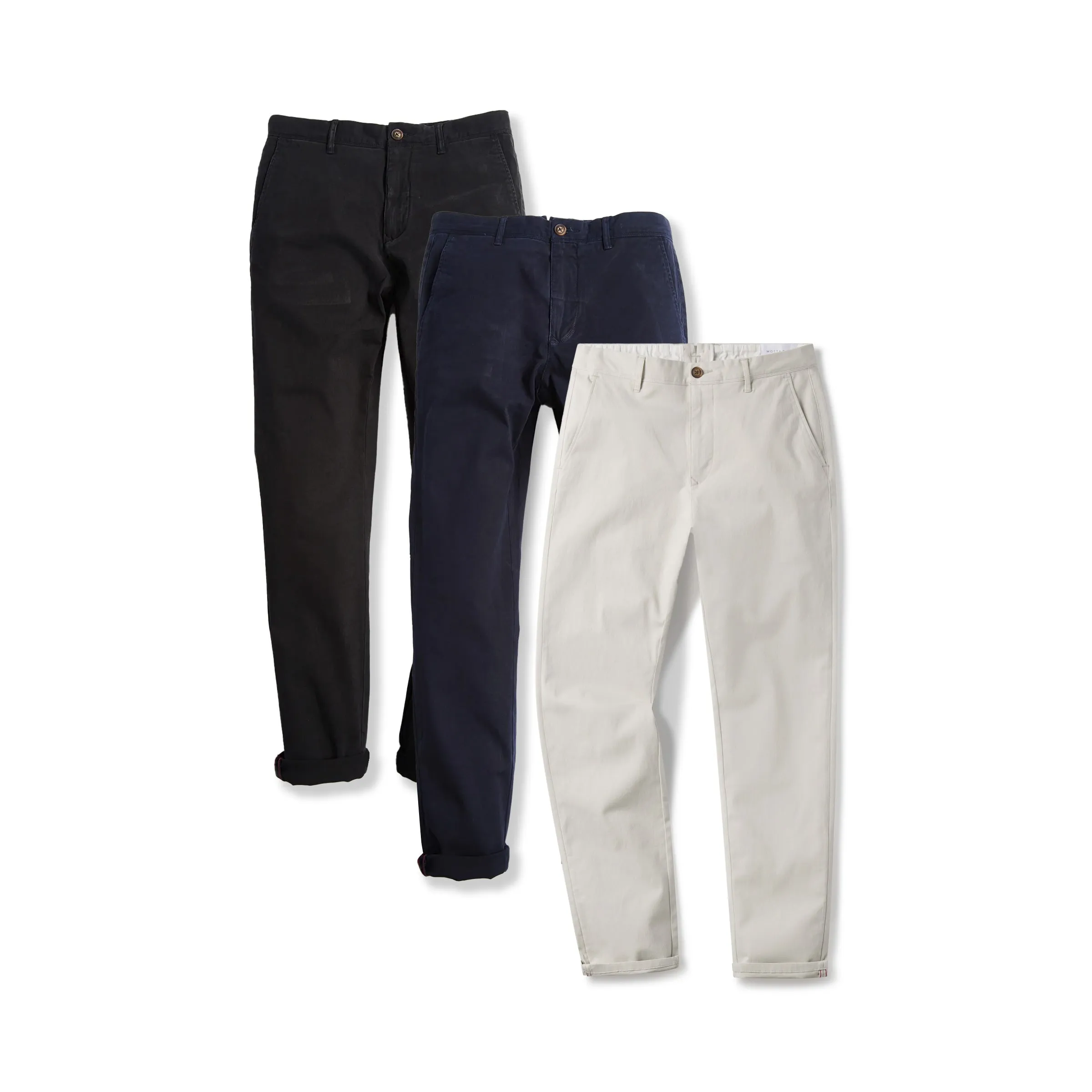 Twill Chino Charles 3-Pack sold by Mott & Bow
