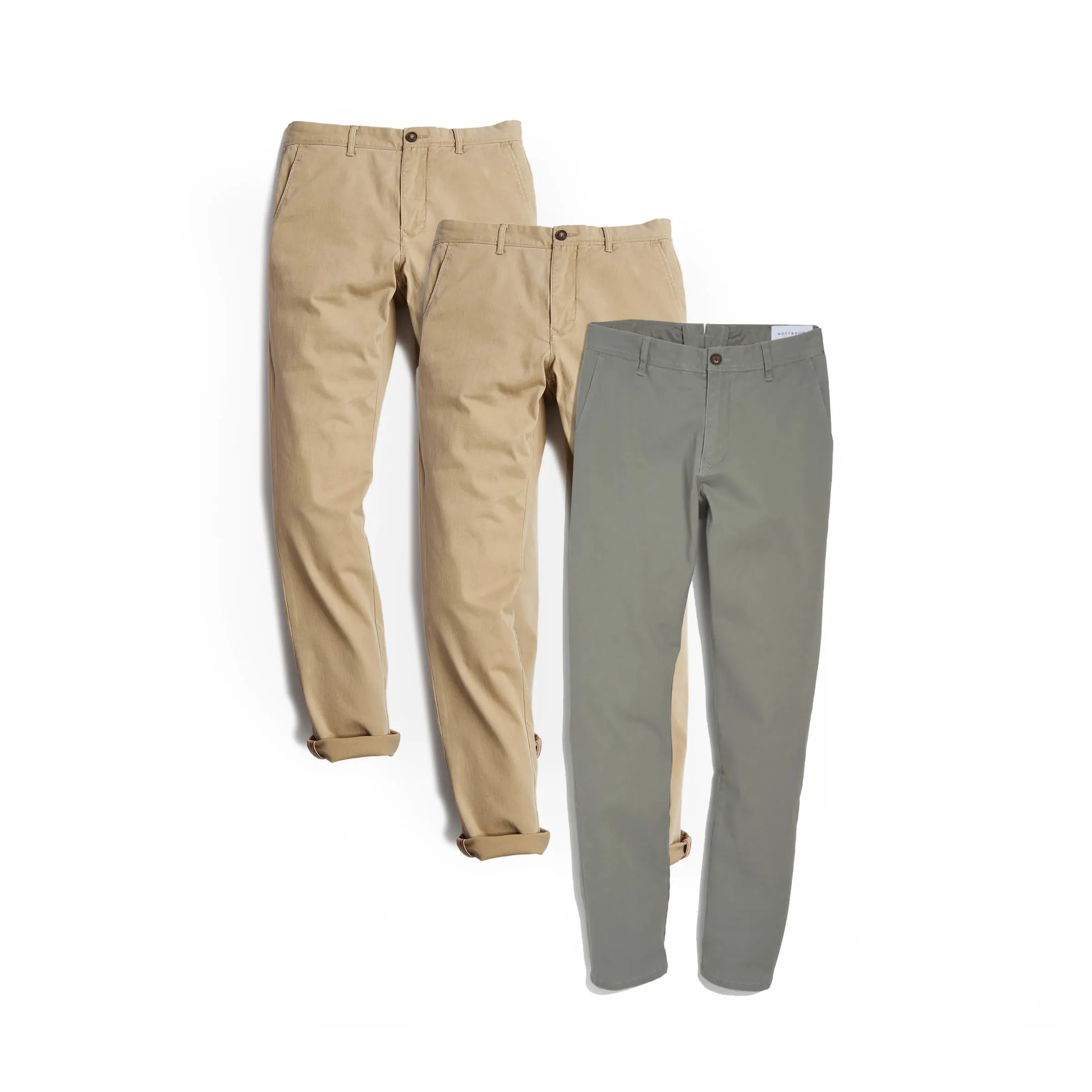 Twill Chino Charles 3-Pack sold by Mott & Bow