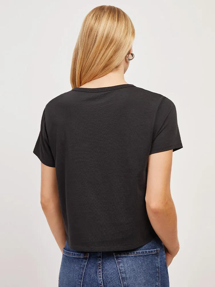 Cotton Boxy Pocket Crew Neck Tee sold by Mott & Bow product image thumbnail 2