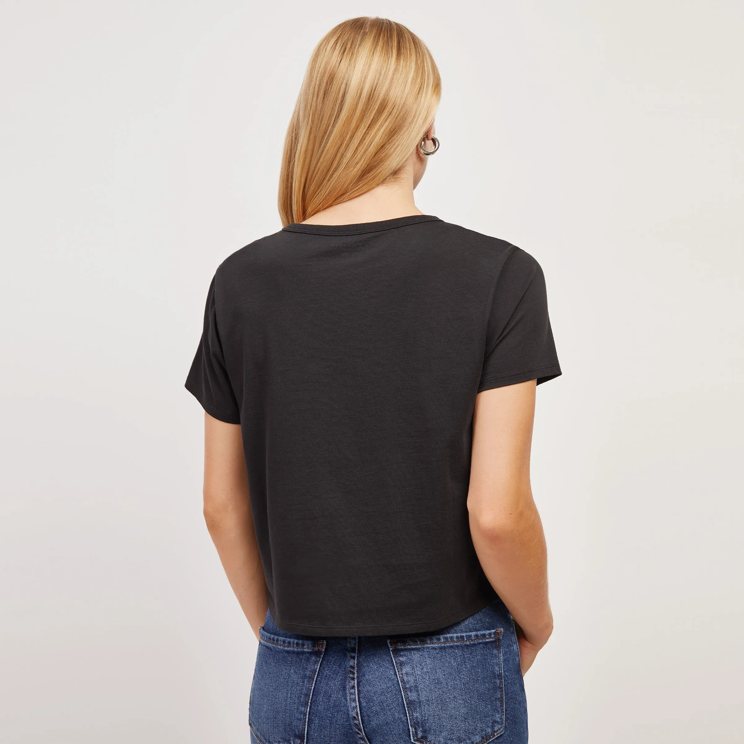 Cotton Boxy Pocket Crew Neck Tee sold by Mott & Bow product image thumbnail 5