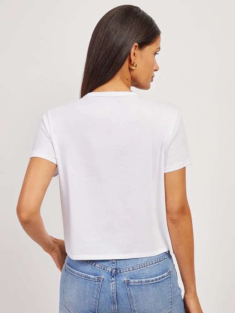 Cotton Boxy Pocket Crew Neck Tee sold by Mott & Bow product image thumbnail 2