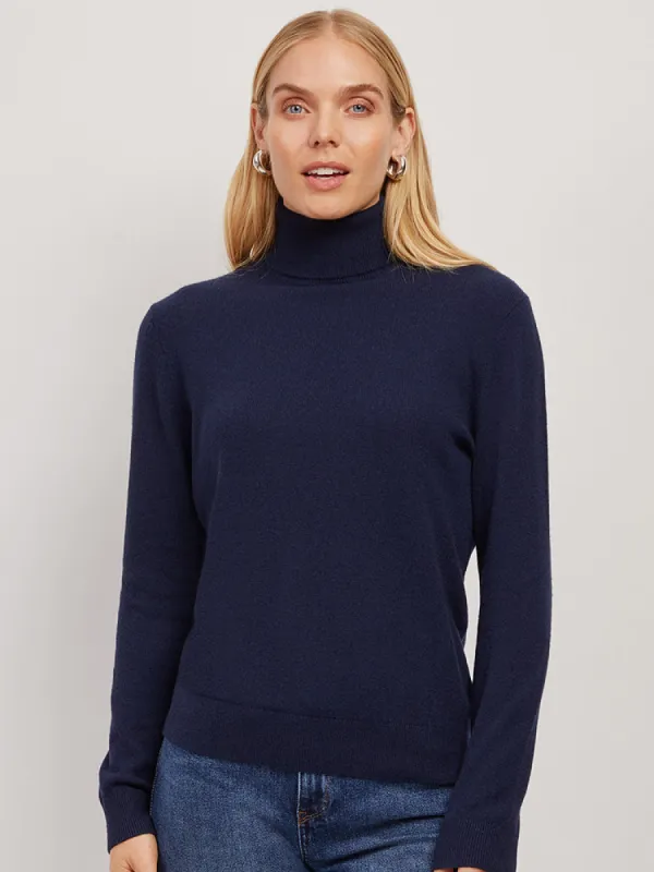 Cashmere Turtleneck Willow Sweater sold by Mott & Bow