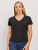 The Cotton Relaxed V-Neck Tee sold by Mott & Bow