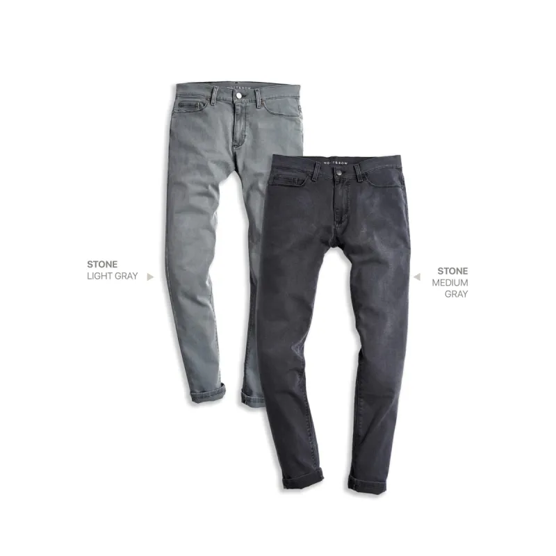 Skinny Stone Light Gray and Skinny Stone Medium Gray 2-pack Jeans sold by Mott & Bow