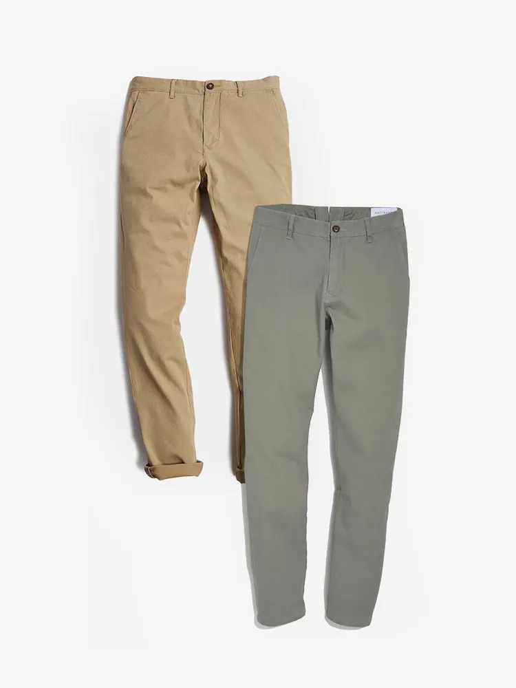 Twill Chino Charles 2-Pack sold by Mott & Bow
