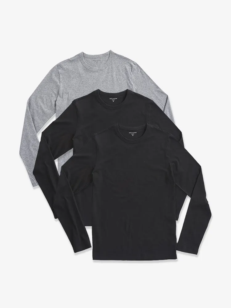 Long Sleeve Crew Tee Driggs 3-Pack sold by Mott & Bow product image thumbnail 2