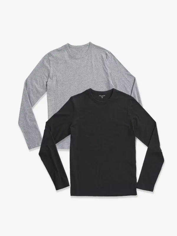 Long Sleeve Crew Tee Driggs 2-Pack sold by Mott & Bow